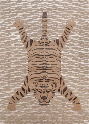 Tapis en laine - 270 x 180 cm - beige