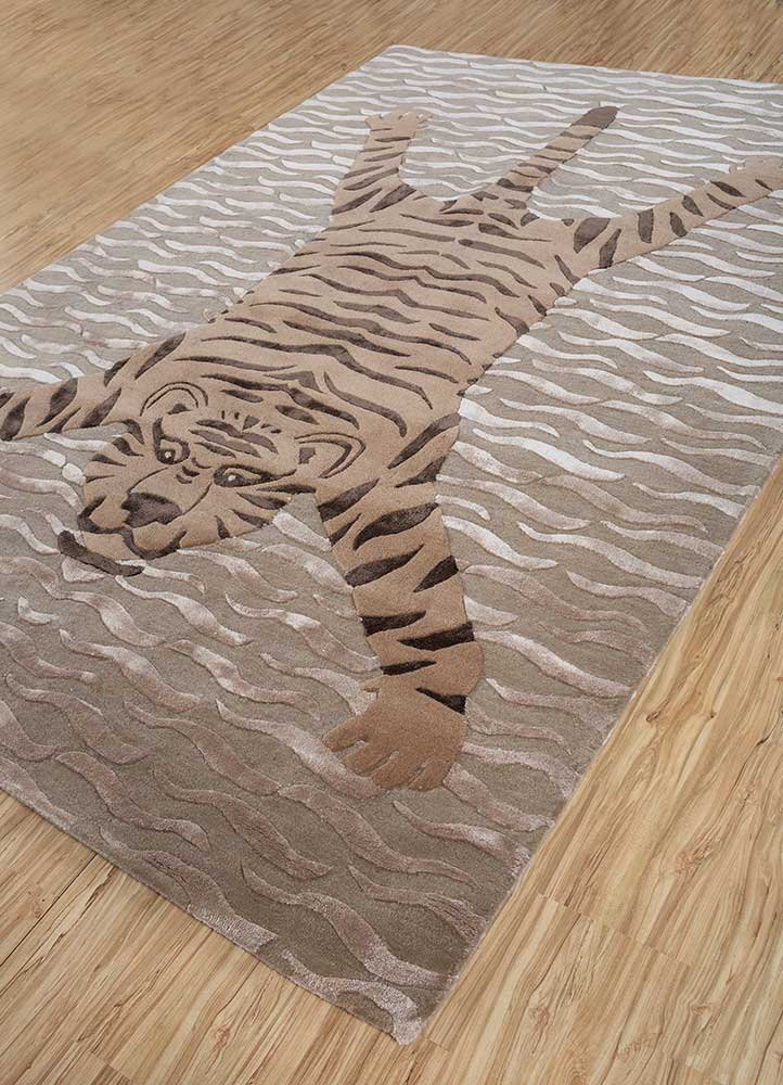 Tapis en laine - 270 x 180 cm - beige