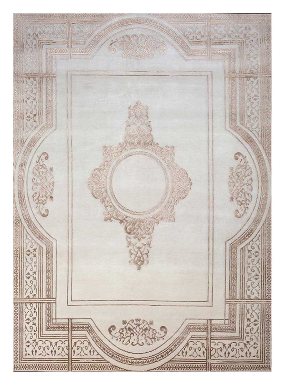 Tapis en laine - 270 x 180 cm - gris clair