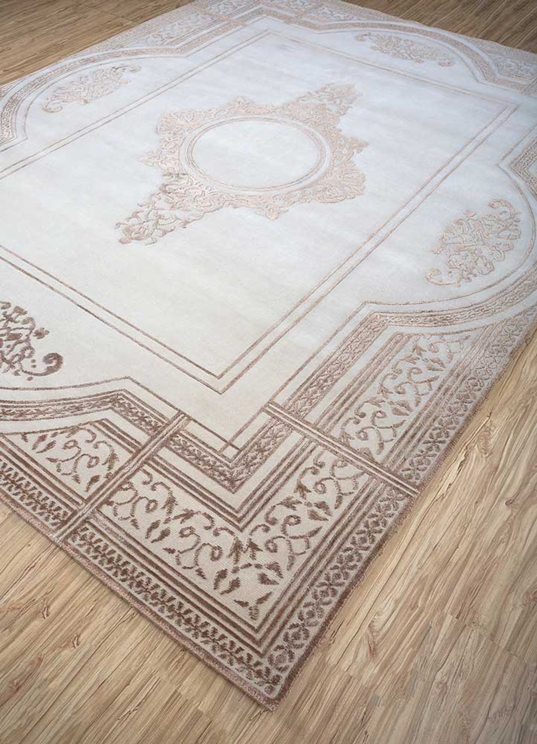 Tapis en laine - 270 x 180 cm - gris clair