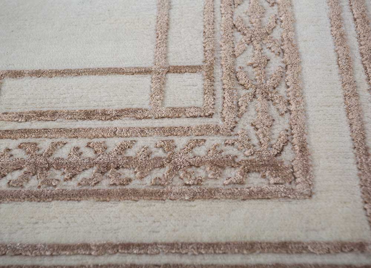 Tapis en laine - 270 x 180 cm - gris clair