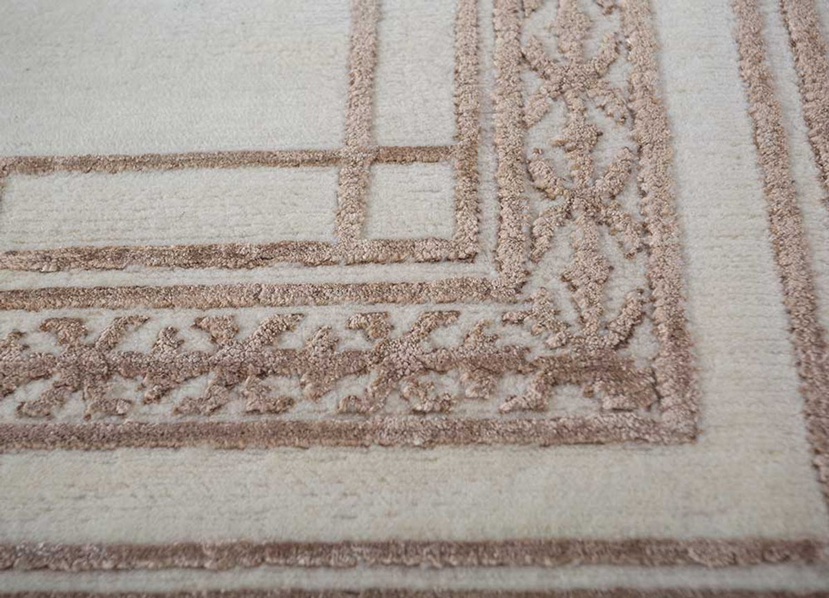 Tapis en laine - 270 x 180 cm - gris clair