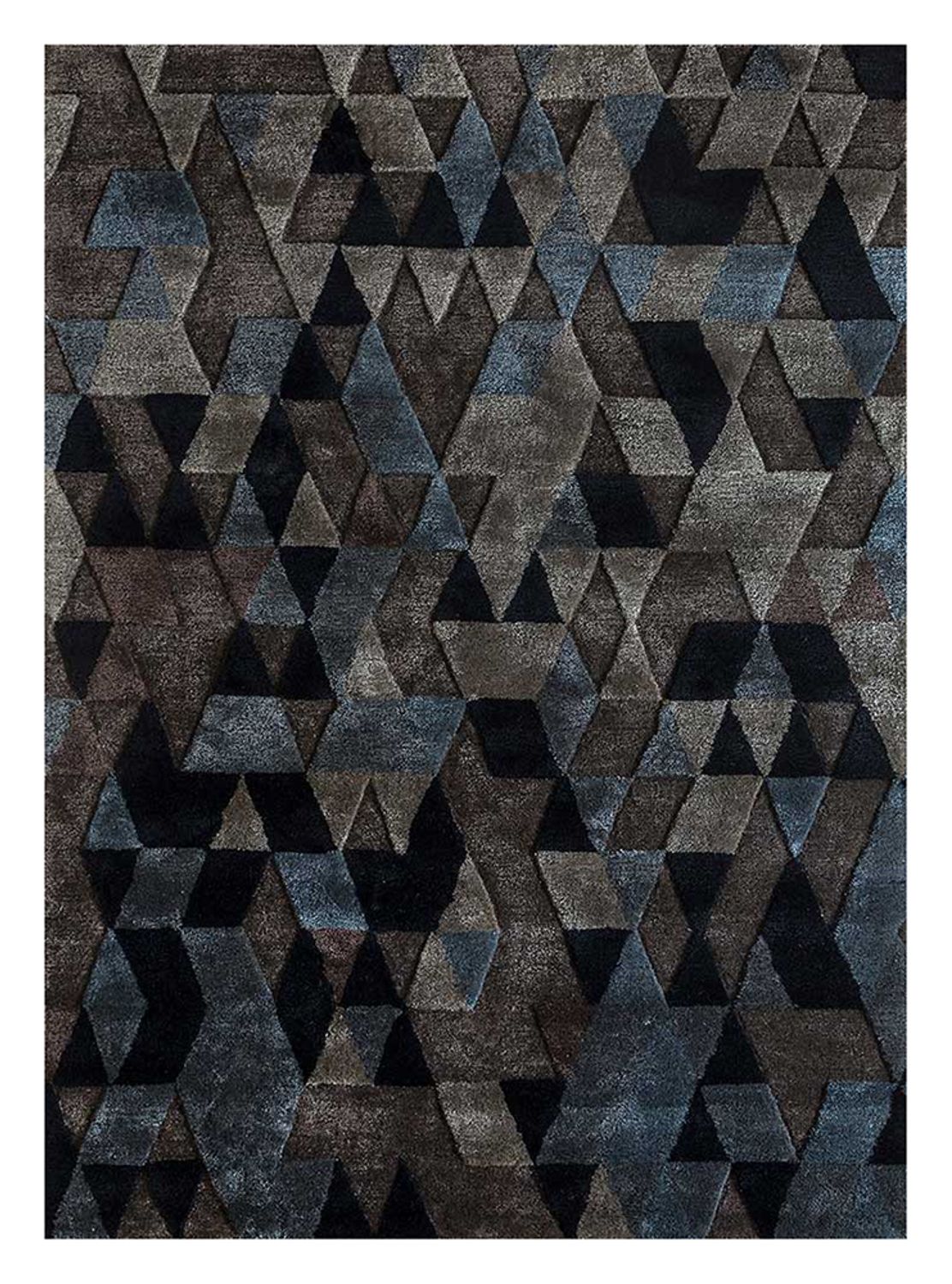 Tapis en laine - 240 x 150 cm - anthracite