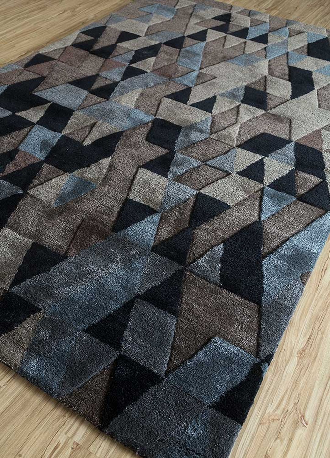 Tapis en laine - 240 x 150 cm - anthracite