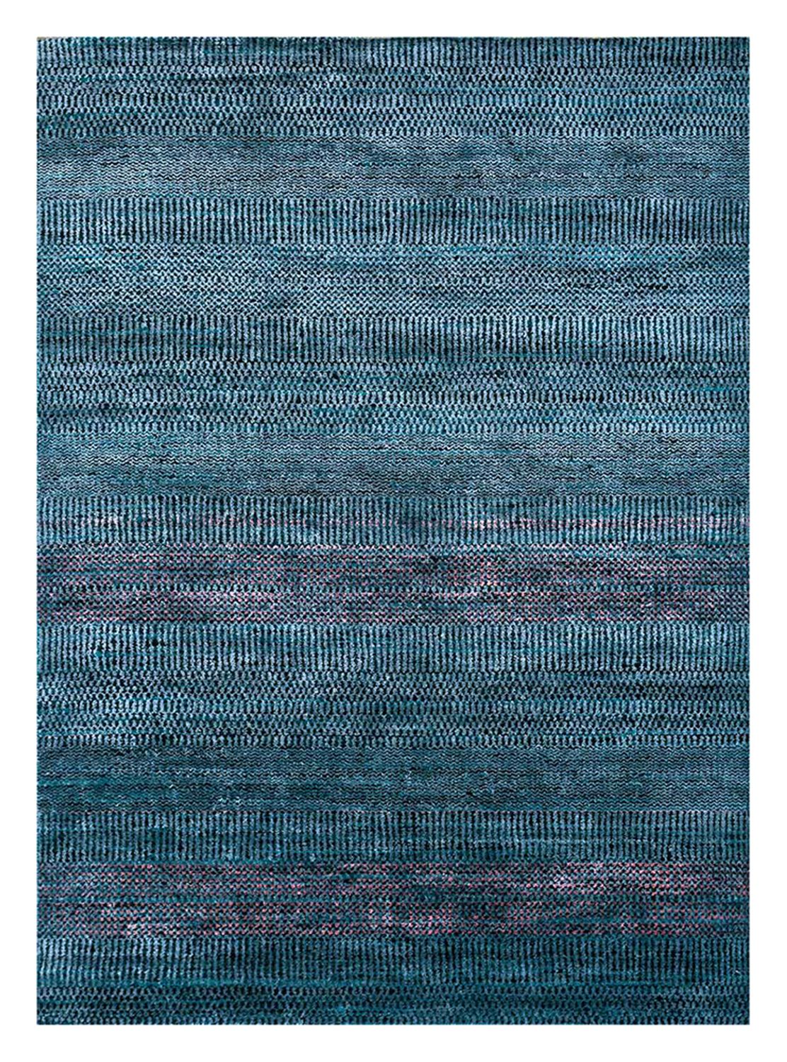 Tapis en laine - 270 x 180 cm - bleu foncé