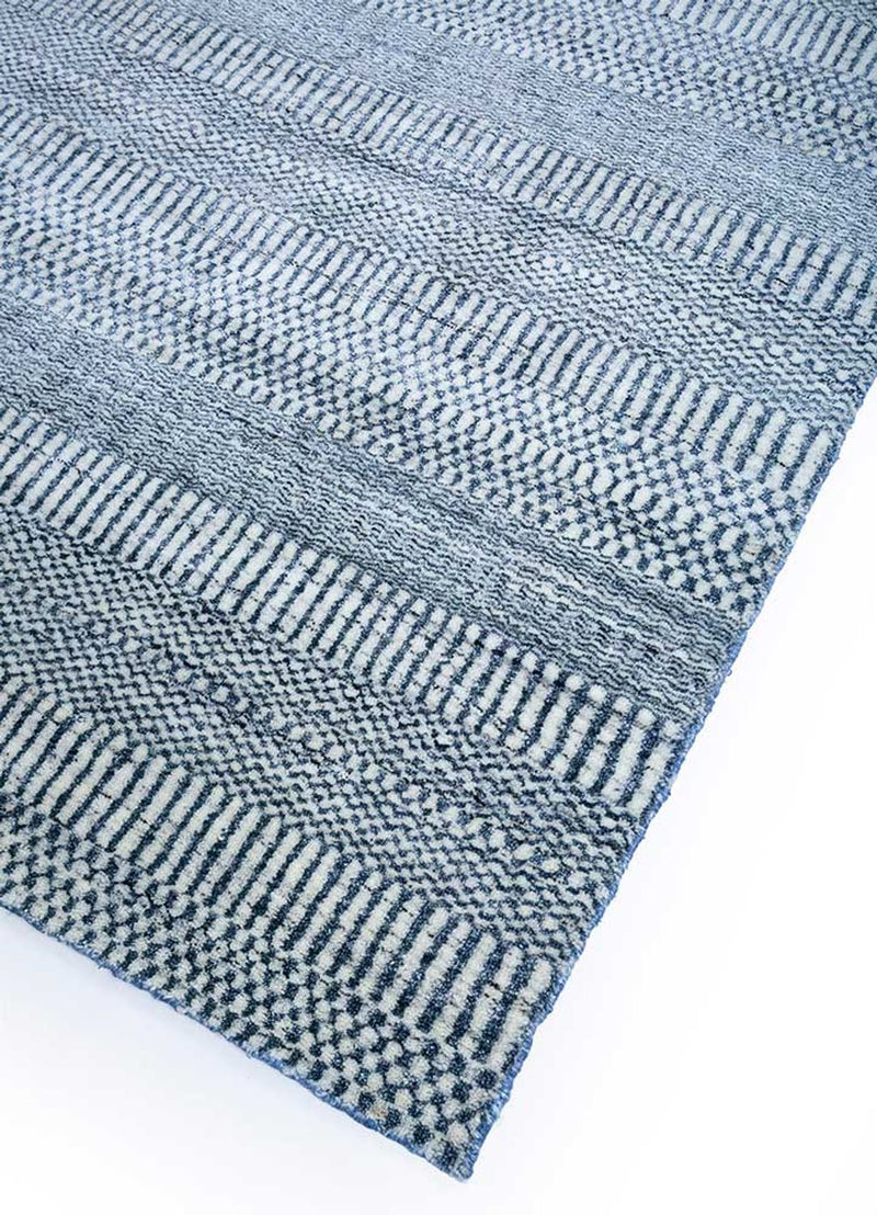 Tapis en laine - 270 x 180 cm - bleu