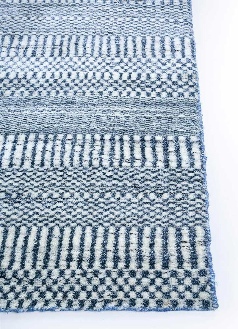 Tapis en laine - 270 x 180 cm - bleu
