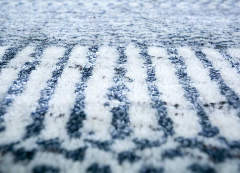 Tapis en laine - 270 x 180 cm - bleu