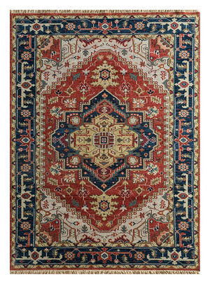 Tapis en laine - 270 x 180 cm - rouge