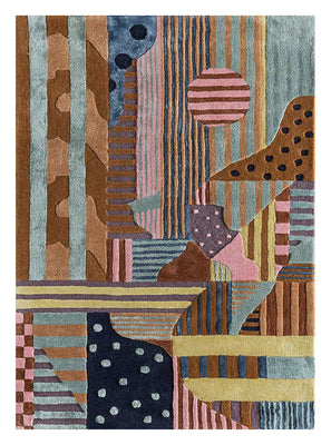 Tapis en laine - 270 x 180 cm - multicolore