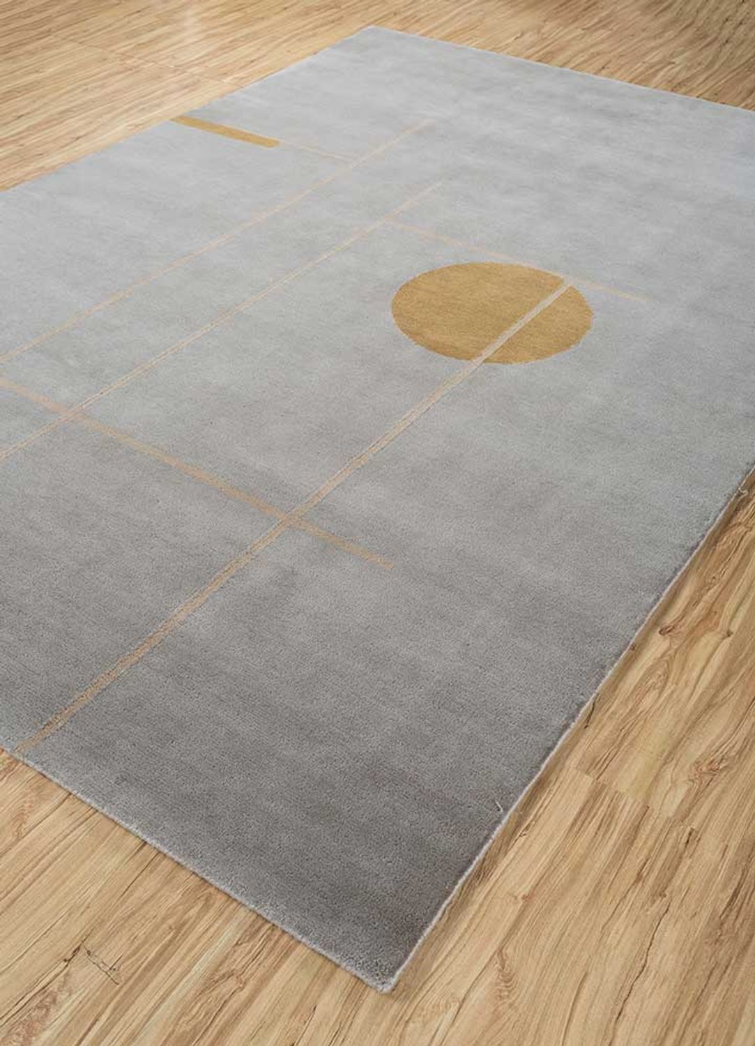 Tapis en laine - 300 x 240 cm - gris