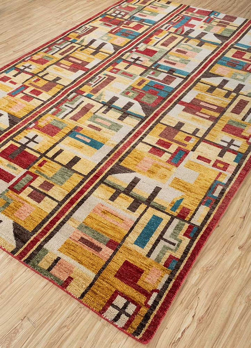 Tapis en laine - 270 x 180 cm - orange