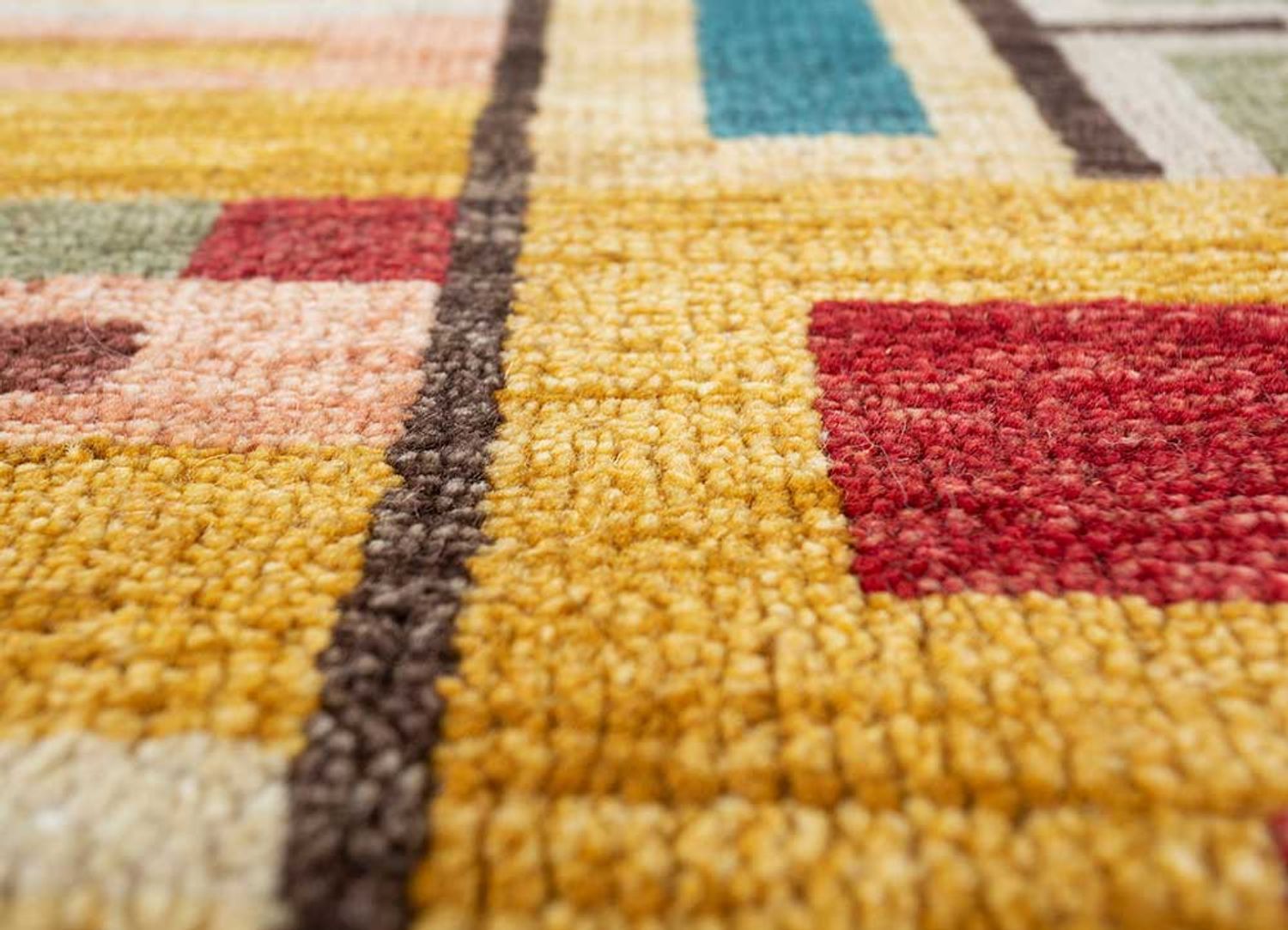 Tapis en laine - 270 x 180 cm - orange