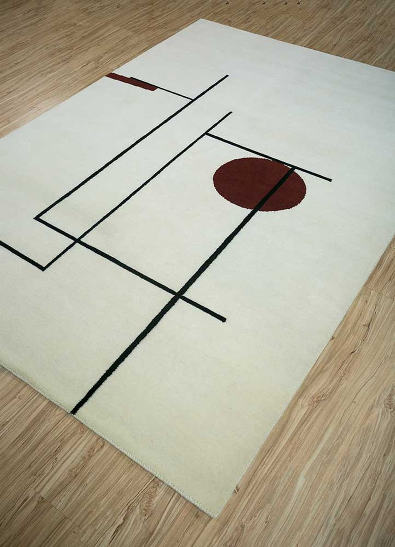 Tapis en laine - 240 x 150 cm - gris clair