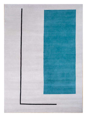 Tapis en laine - 240 x 150 cm - gris foncé