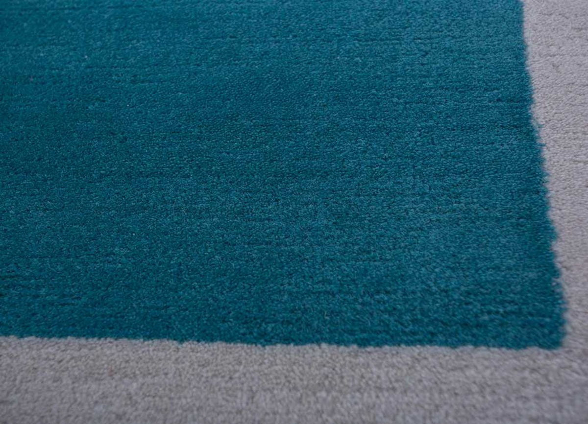 Tapis en laine - 240 x 150 cm - gris foncé