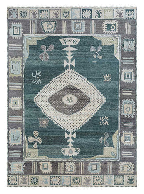 Tapis en laine - 300 x 240 cm - vert