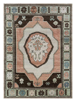 Tapis en laine - 300 x 240 cm - saumon