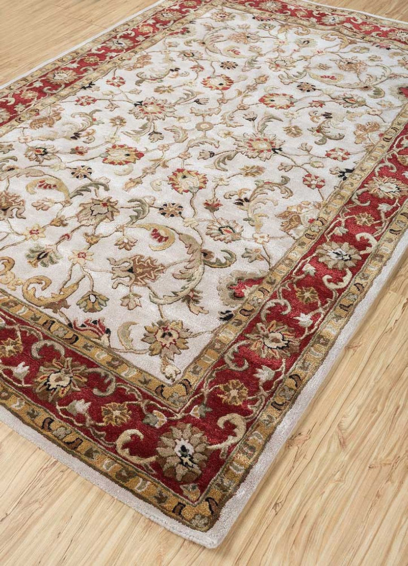 Tapis en laine - 270 x 180 cm - crème