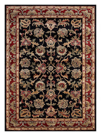 Tapis en laine - 270 x 180 cm - bleu foncé