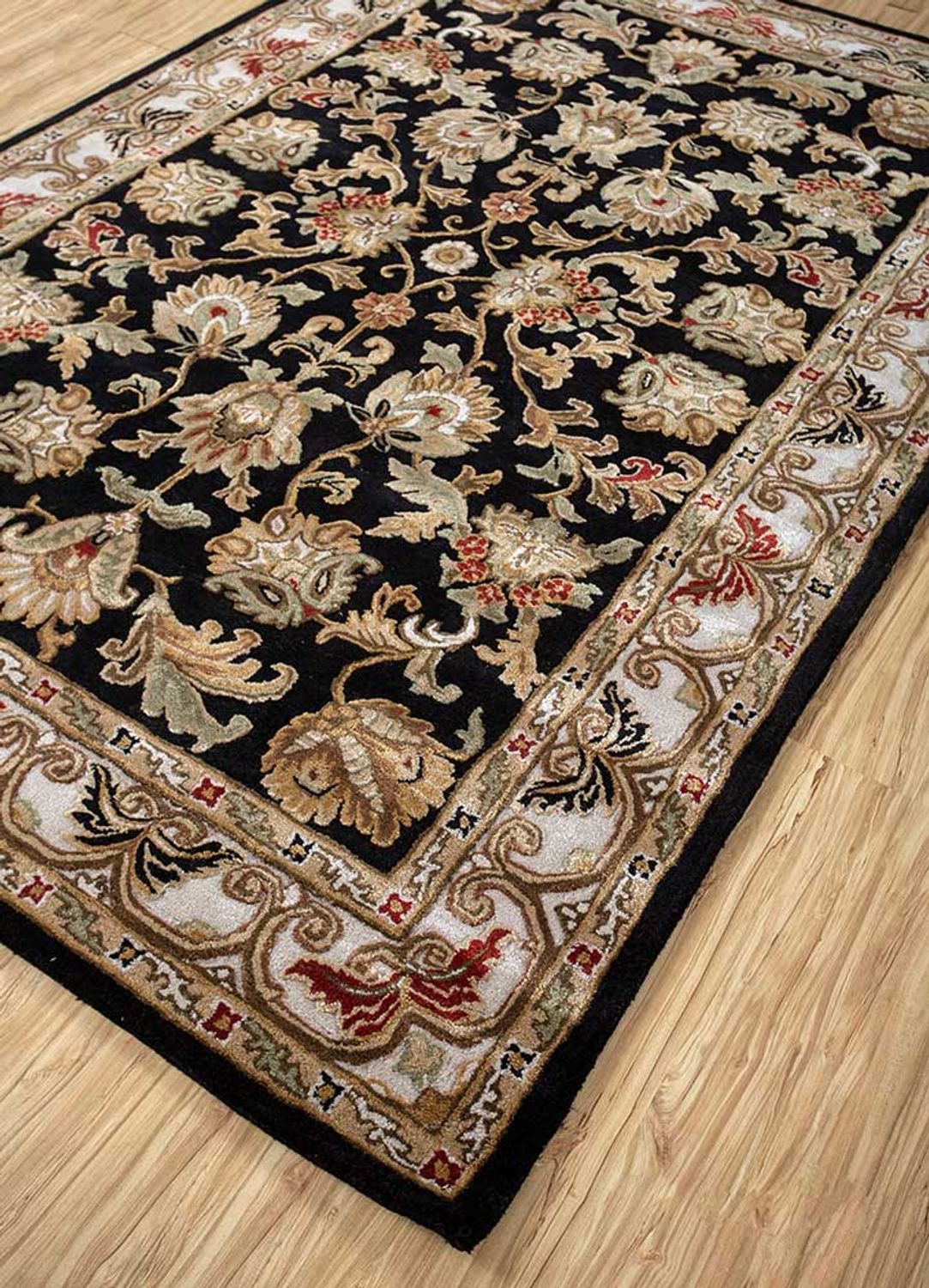 Tapis en laine - 270 x 180 cm - beige foncé