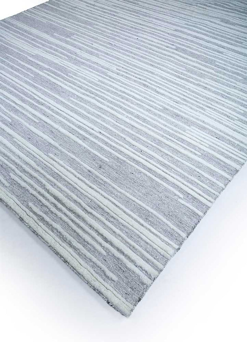 Tapis en laine - 300 x 240 cm - gris clair