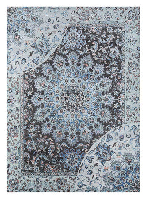 Tapis en laine - 300 x 240 cm - bleu ciel