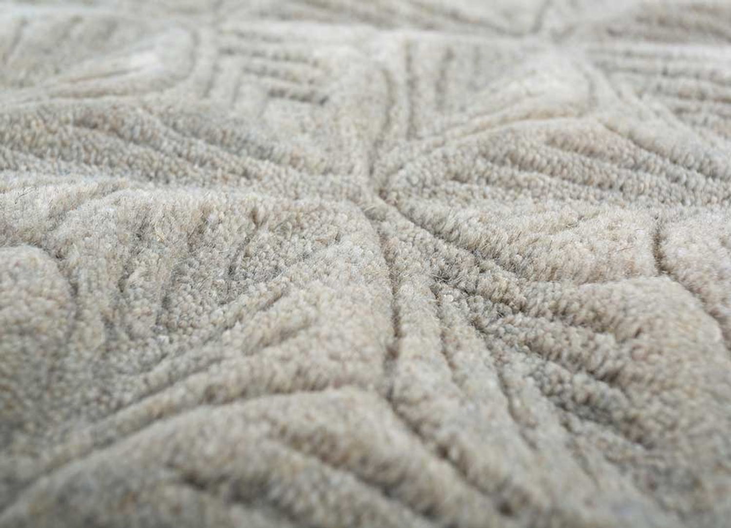 Tapis en laine - 270 x 180 cm - beige