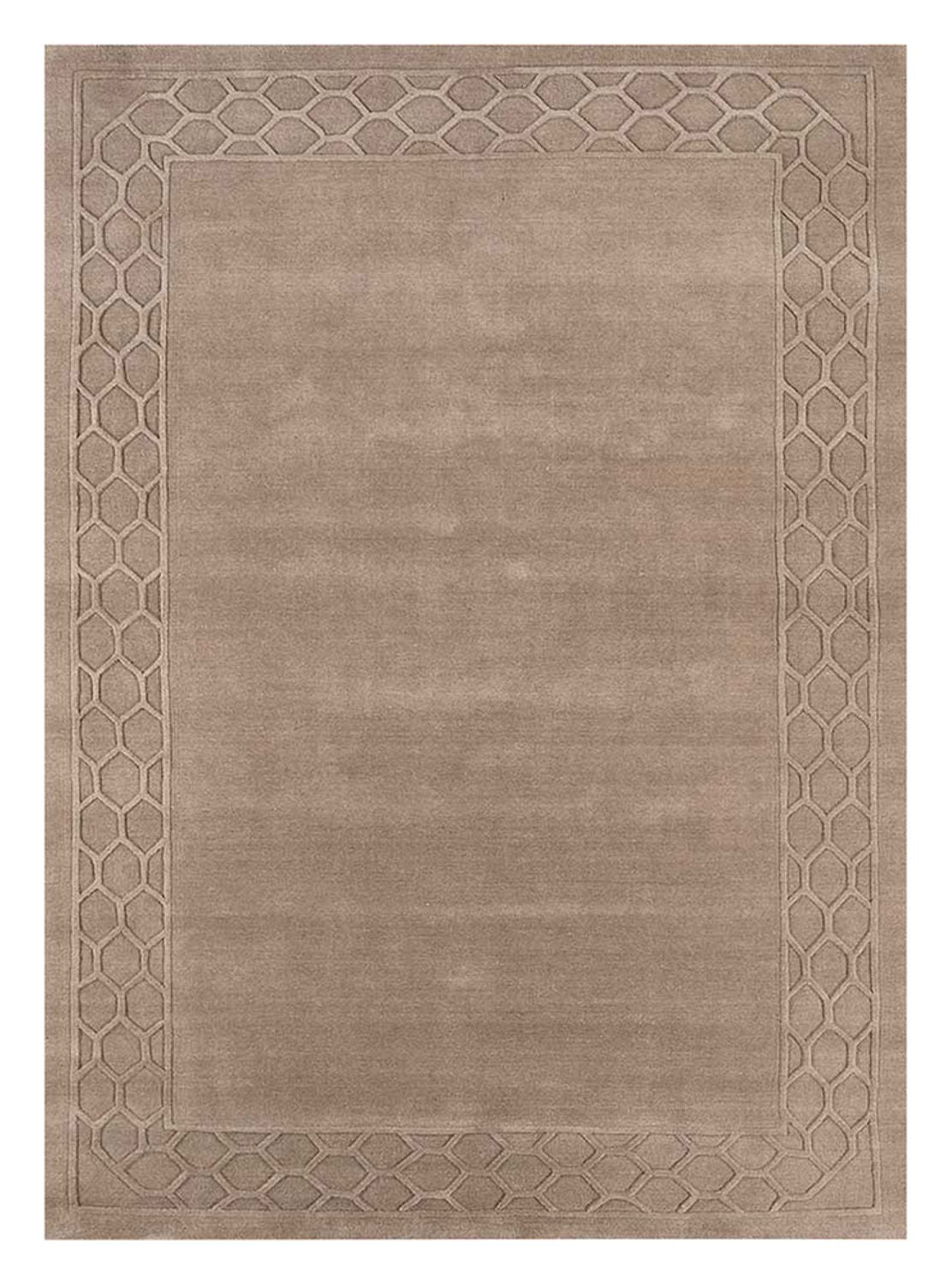 Tapis en laine - 270 x 180 cm - beige foncé