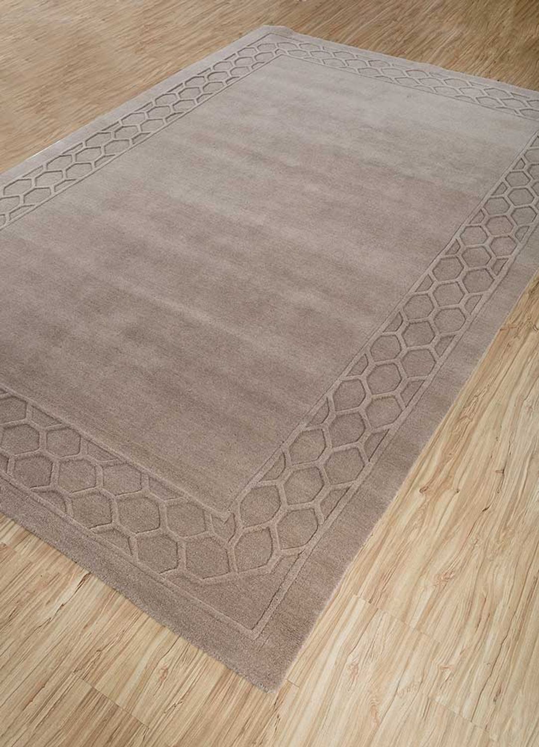 Tapis en laine - 270 x 180 cm - beige foncé