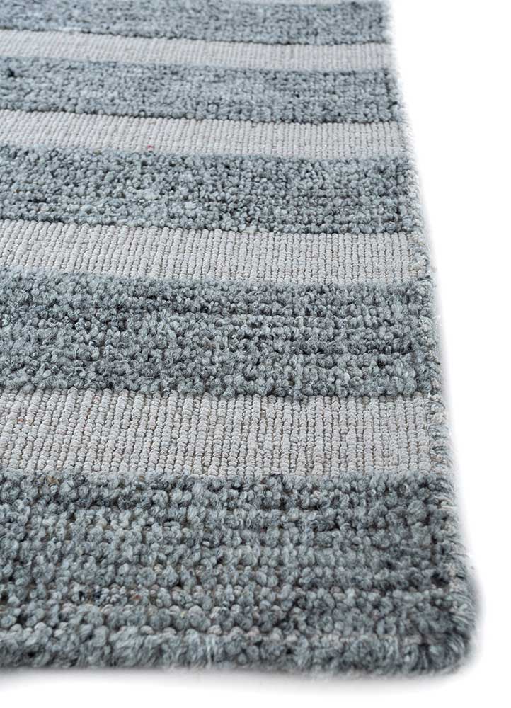 Tapis en laine - 90 x 60 cm - bleu pétrole