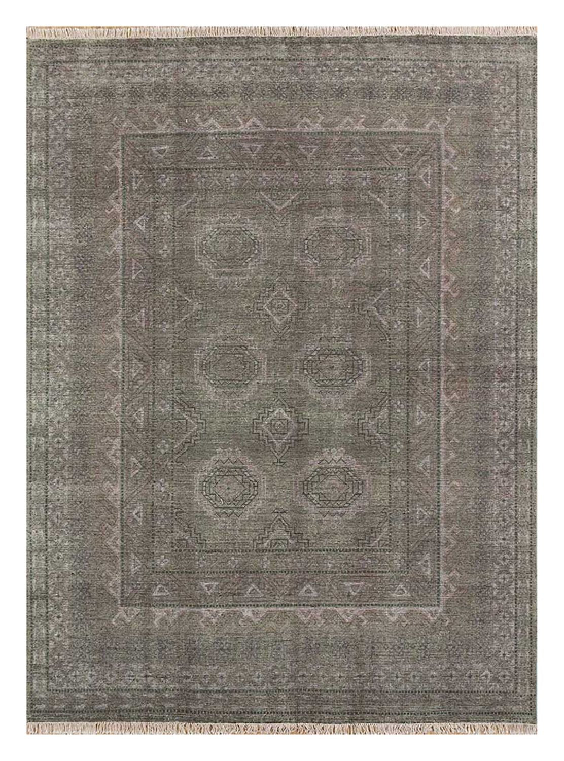 Tapis en laine - 300 x 240 cm - gris
