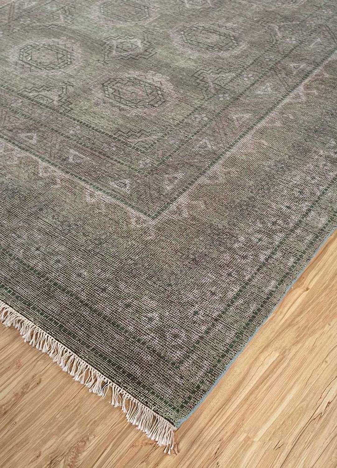 Tapis en laine - 300 x 240 cm - gris