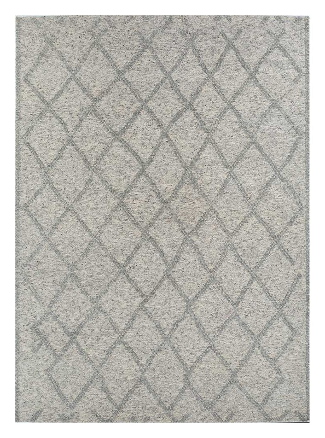 Tapis en laine - 300 x 240 cm - argent