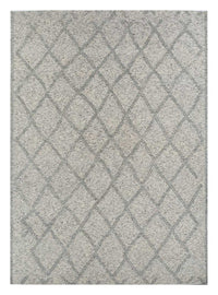 Tapis en laine - 300 x 240 cm - argent
