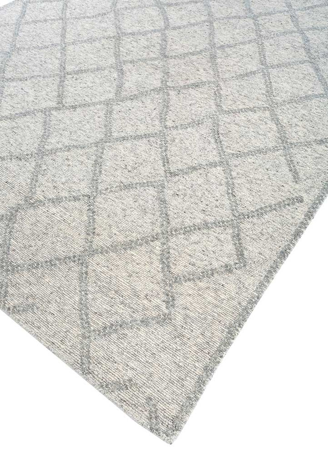 Tapis en laine - 300 x 240 cm - argent