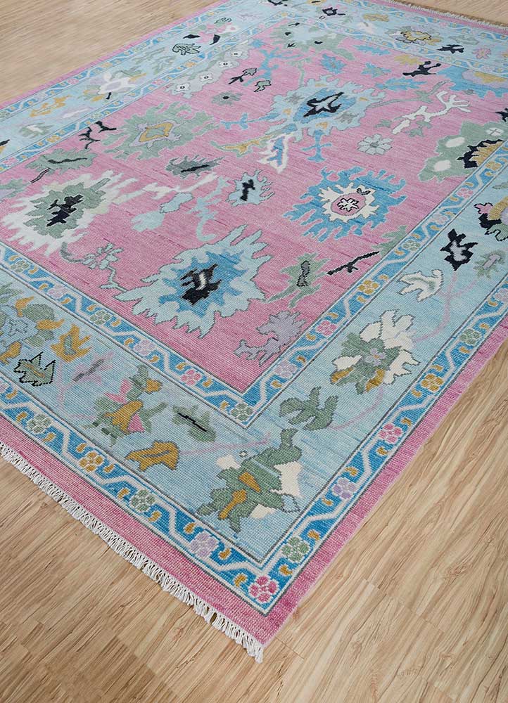 Tapis en laine - 270 x 180 cm - rose