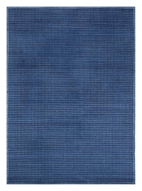Tapis en laine - 240 x 150 cm - bleu foncé