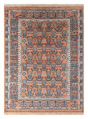 Tapis en laine - 300 x 240 cm - rouge clair