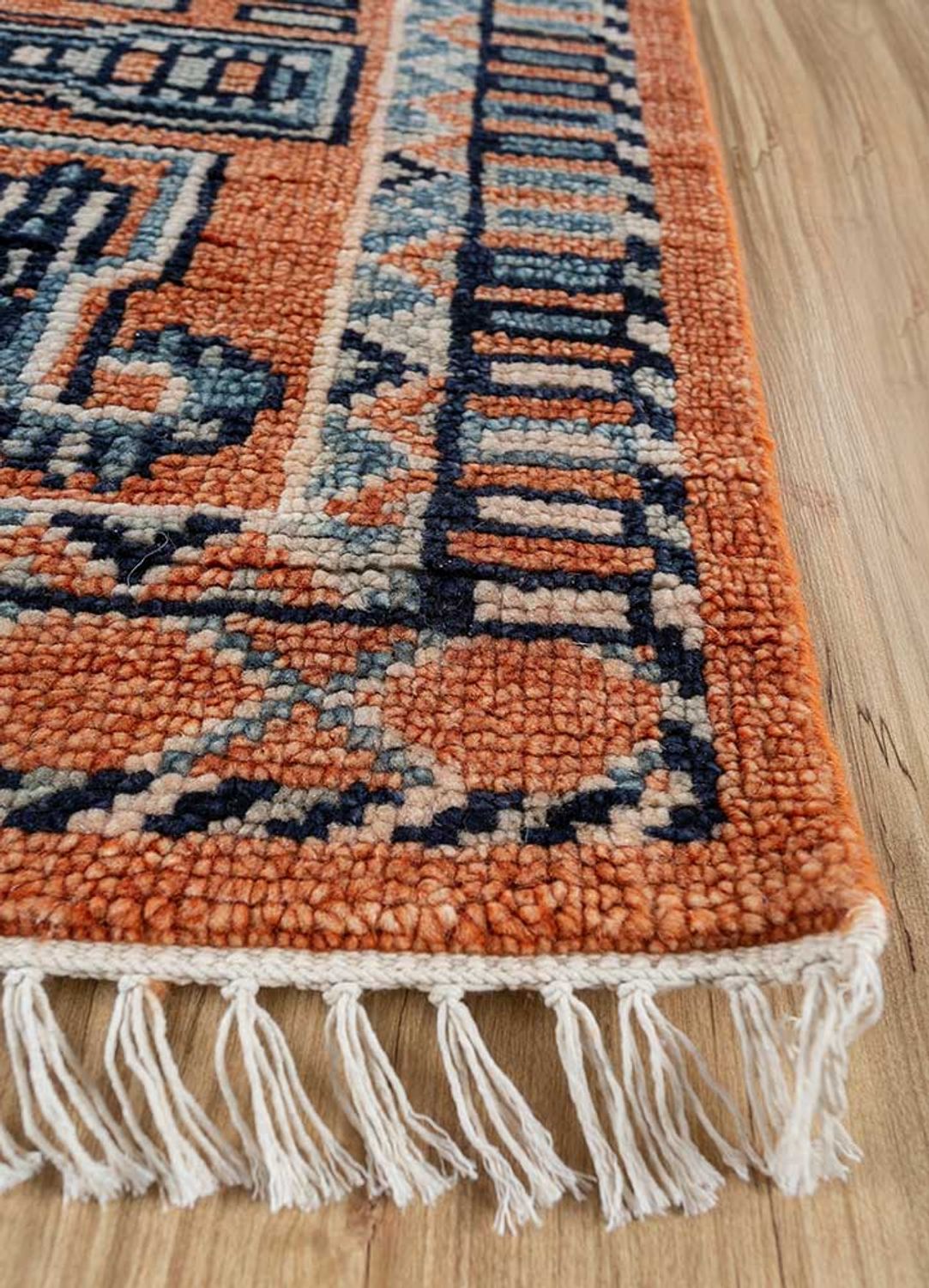 Tapis en laine - 300 x 240 cm - rouge clair