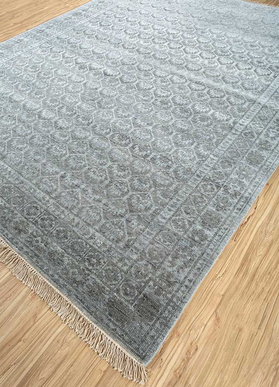 Tapis en laine - 300 x 240 cm - gris
