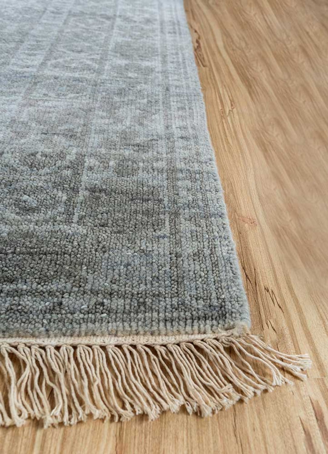Tapis en laine - 300 x 240 cm - gris