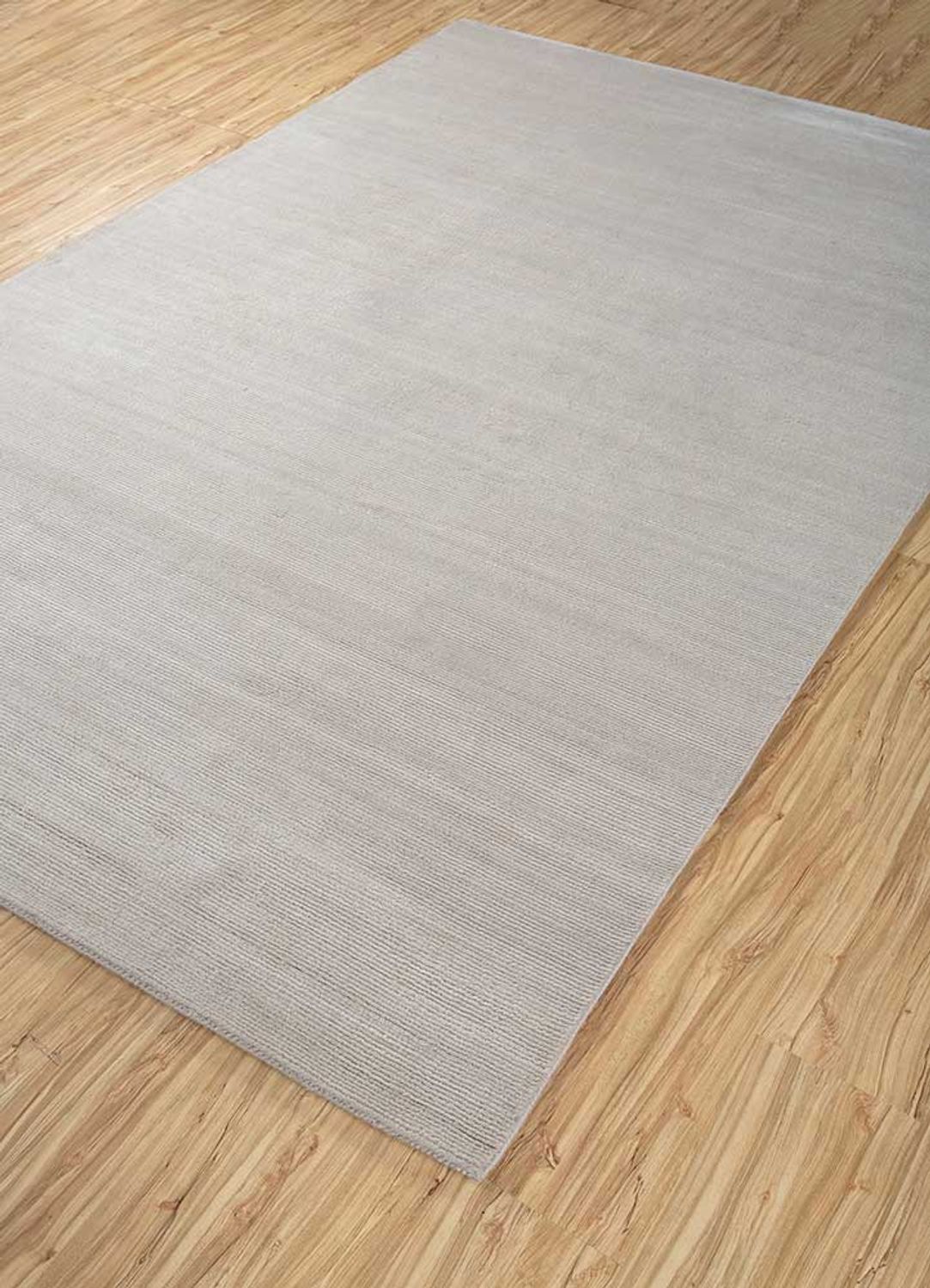 Tapis en laine - 270 x 180 cm - gris clair