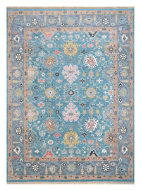 Tapis en laine - 360 x 270 cm - turquoise