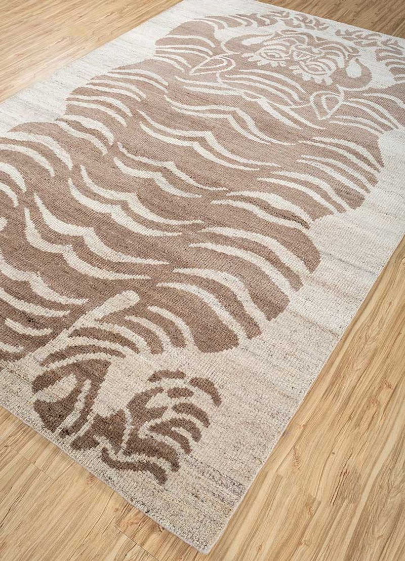 Tapis en laine - 270 x 180 cm - crème