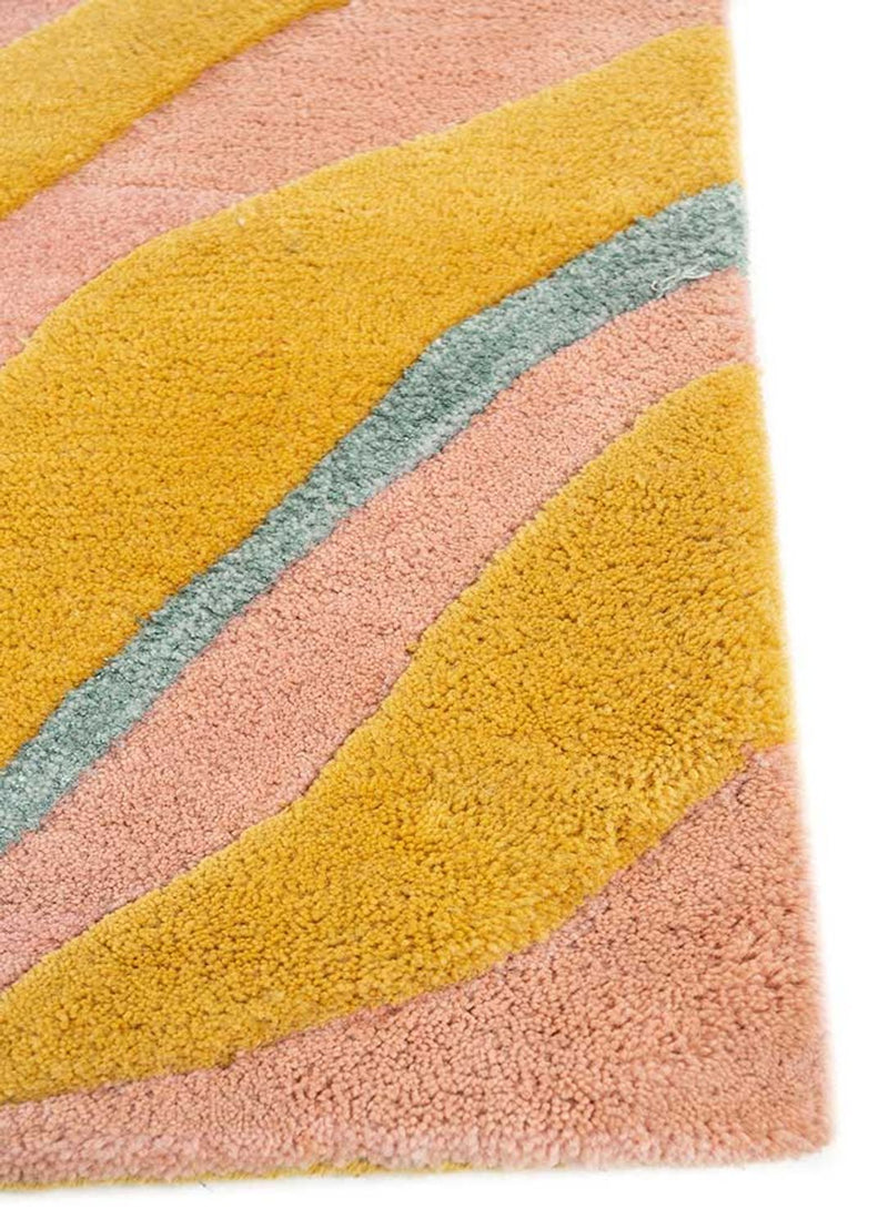 Tapis en laine - 270 x 180 cm - or