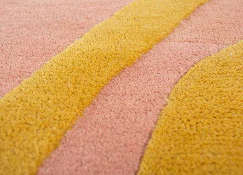Tapis en laine - 270 x 180 cm - or