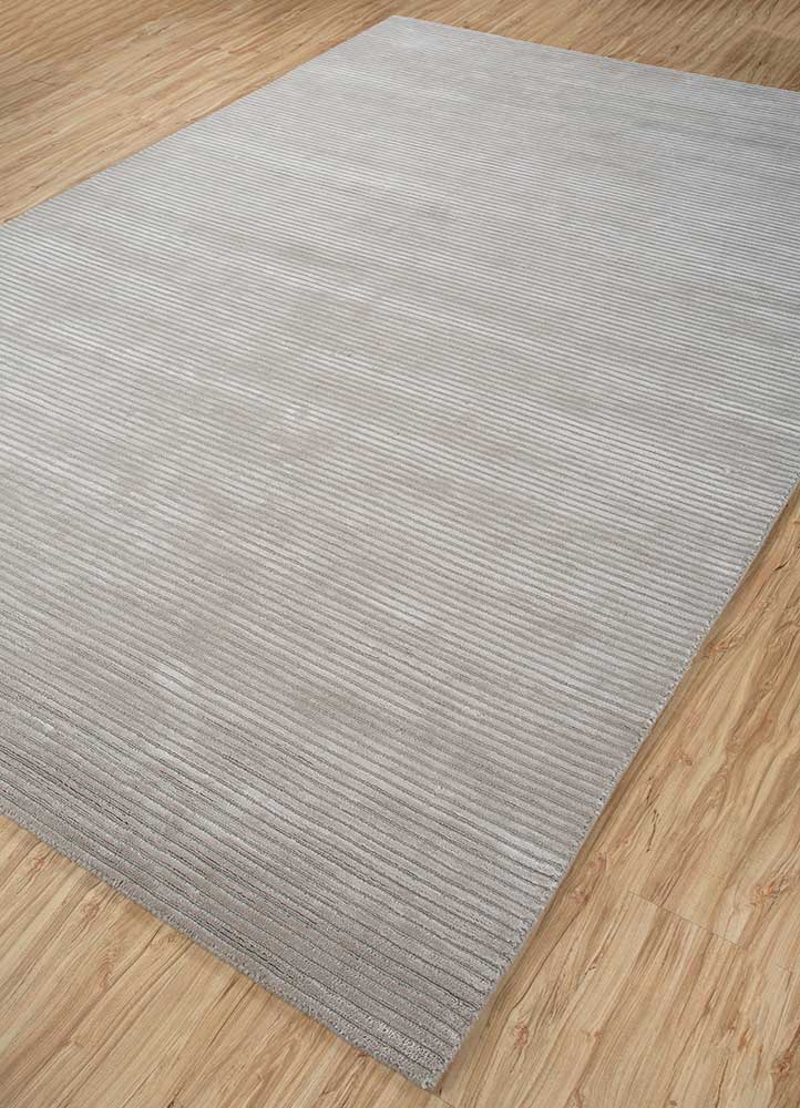 Tapis en laine - 270 x 180 cm - gris clair
