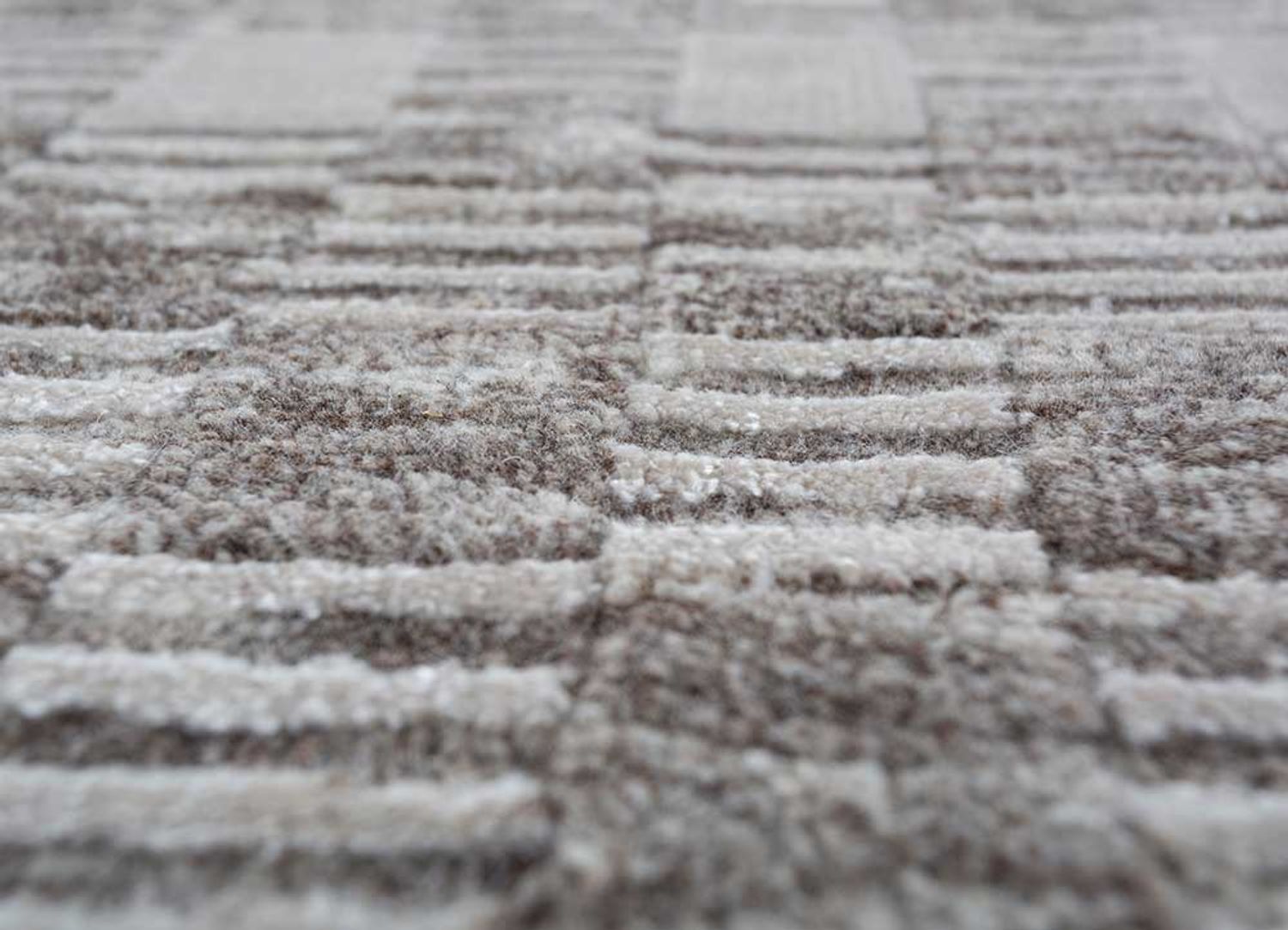 Tapis en laine - 300 x 240 cm - taupe