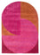 Tapis en laine originale  - 270 x 180 cm - rose